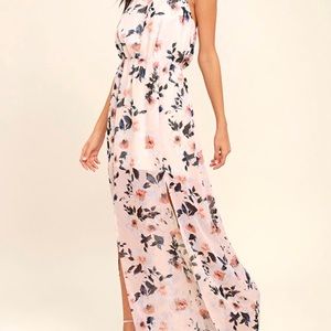 Maxi Dress Floral Ali + Jay halter Small NWT